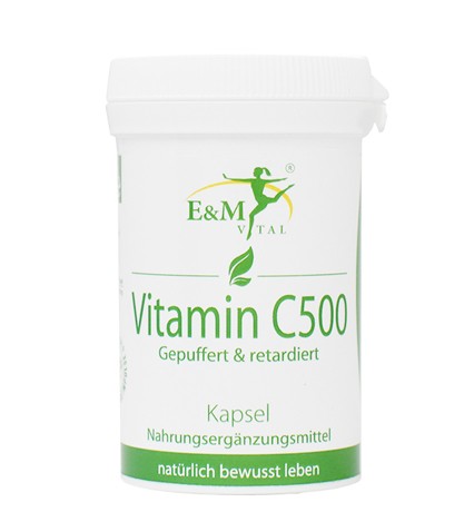 Vitamin C500 gepuffert, säurefrei